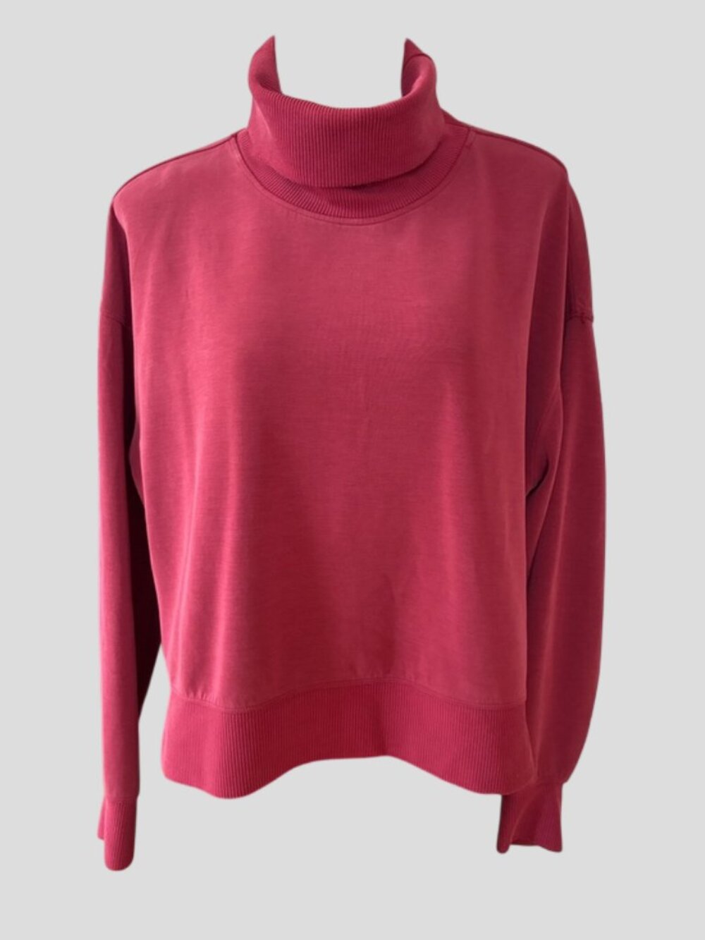 Lululemon Softstreme Turtleneck Pullover Pomegranate Size 4